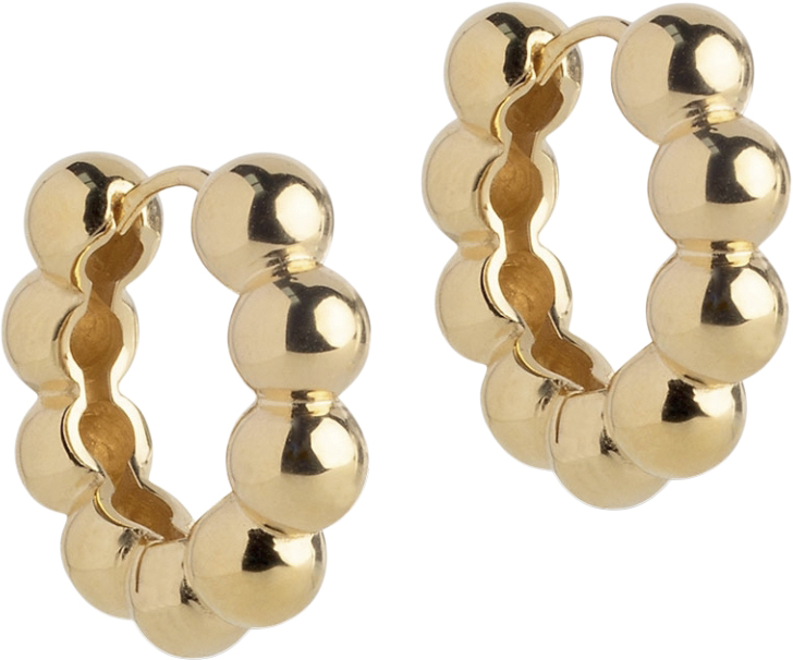 ENAMEL Copenhagen Hoops, Ball Chunky Dam Creoler Stl. 23 mm - Från Magasin