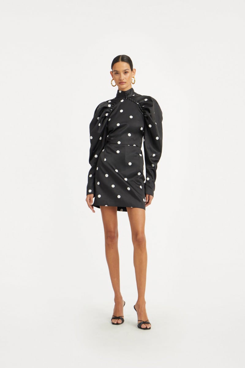 ROTATE Birger Christensen Satin Mini Dress Dam Korta Klänningar Stl. 34 - Från Magasin