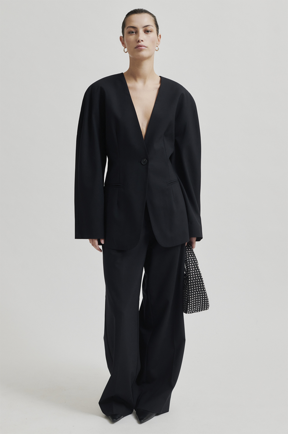 Second Female Elevate Trousers Dam Breda Byxor Stl. L - Från Magasin