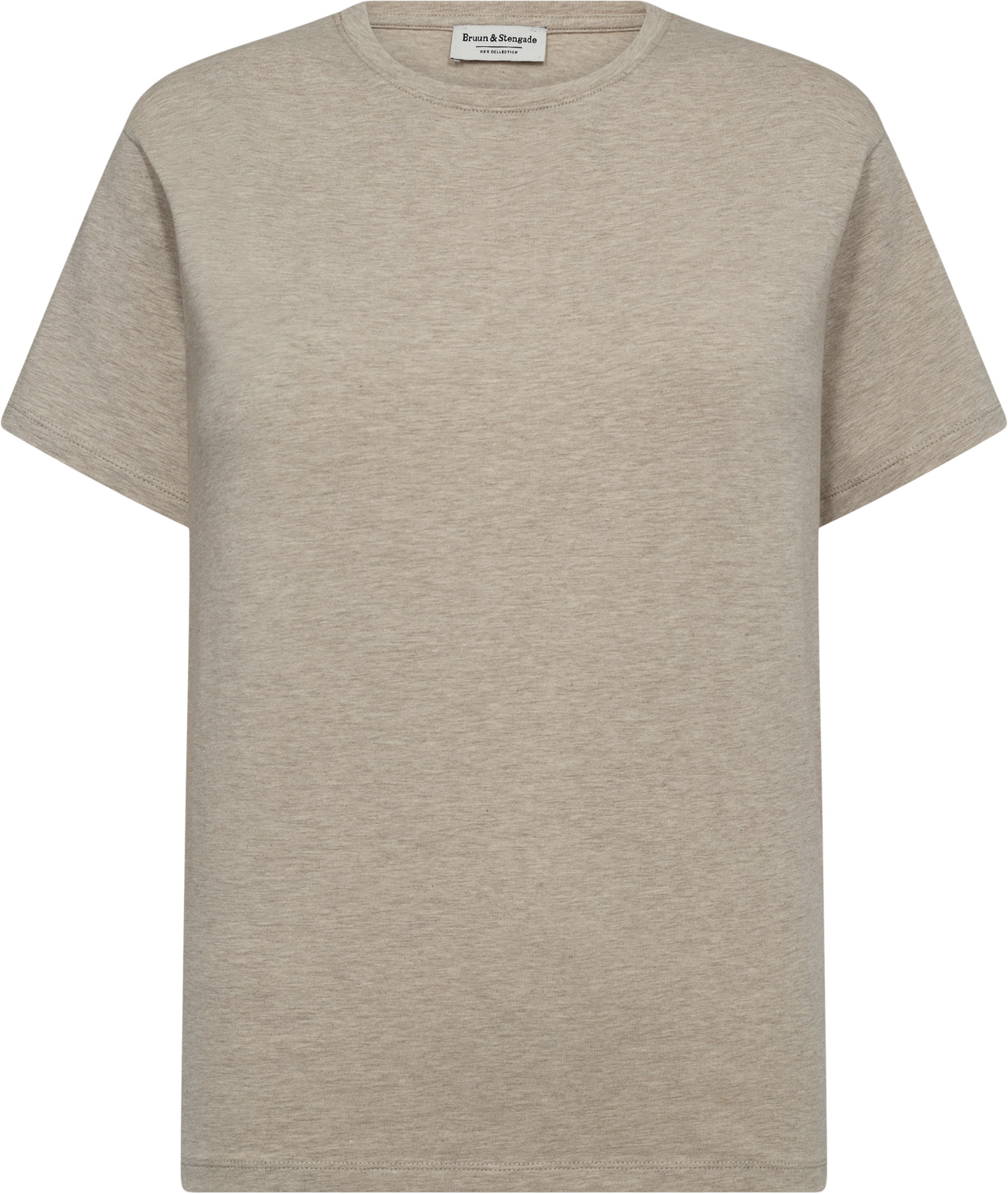 Bruun & Stengade BS Abelone Slim Fit Tshirt Dam Kortärmade T-shirts Stl. M - Från Magasin