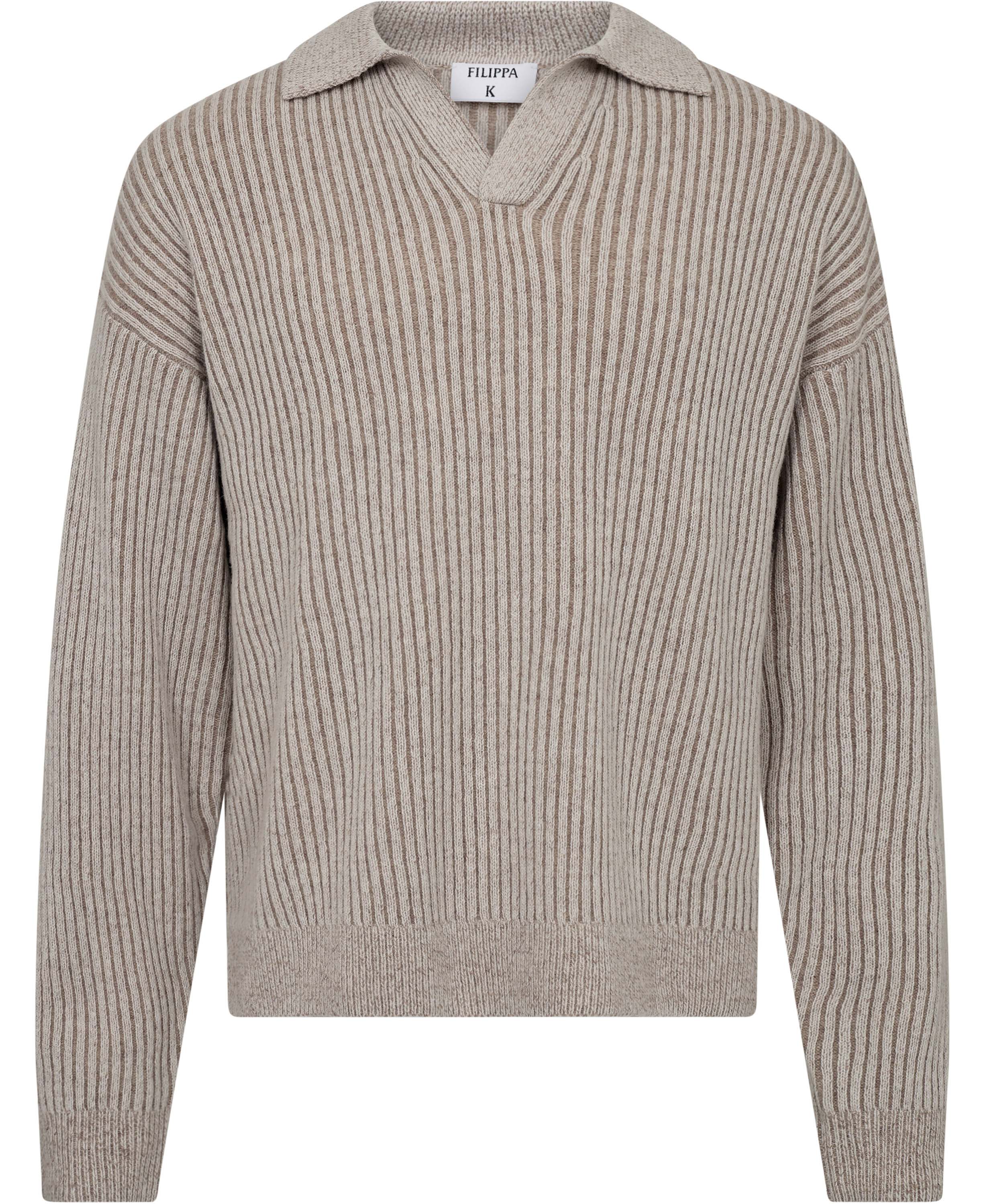 Filippa K Ribbed Polo Shirt Herr Tröjor Stl. L - Från Magasin