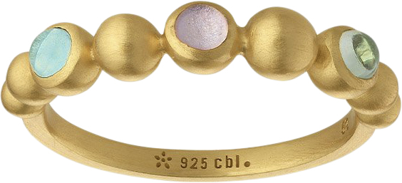 ByBiehl Pebbles Band Colors GP Dam Ringar Stl. 54 - Från Magasin