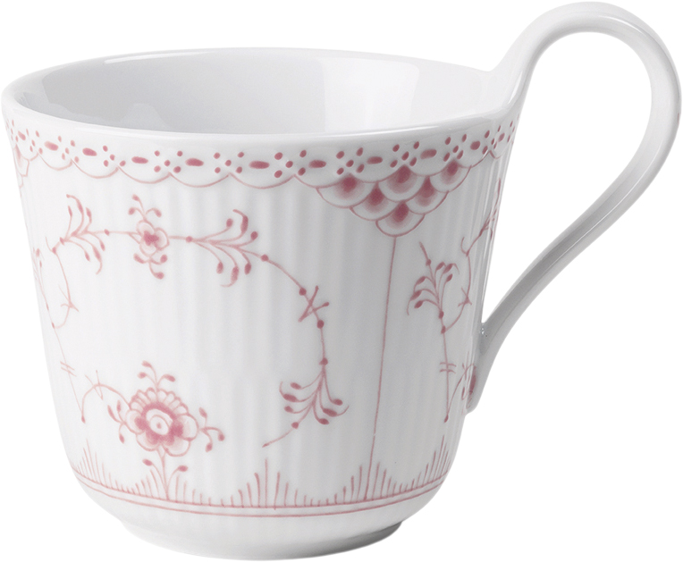 Royal Copenhagen Koral Musselmalet Halvblonde Højhankskop 33 cl - NO_SIZE Muggar Med Öra Från Magasin