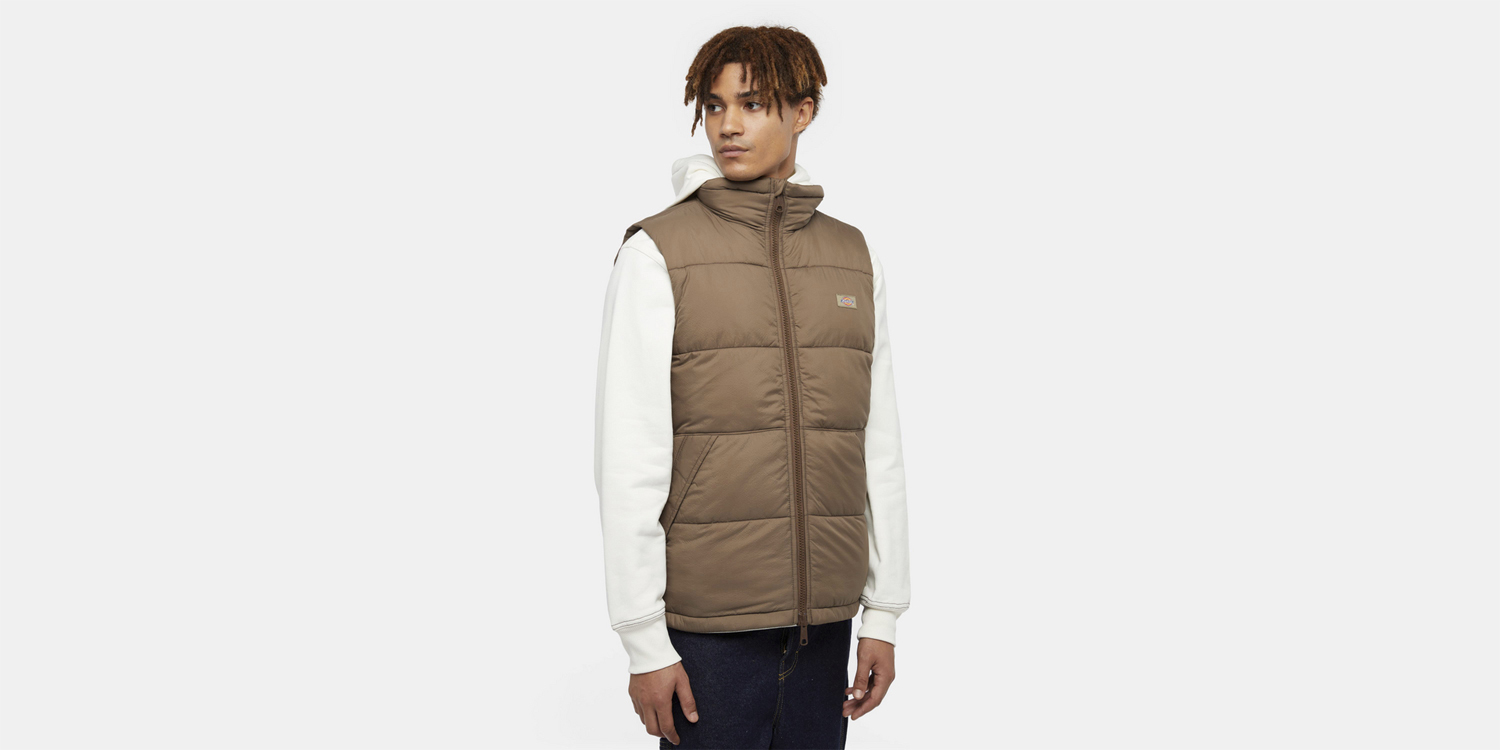 Dickies Waldenburg Vest Mushroom Herr Västar Stl. S - Från Magasin