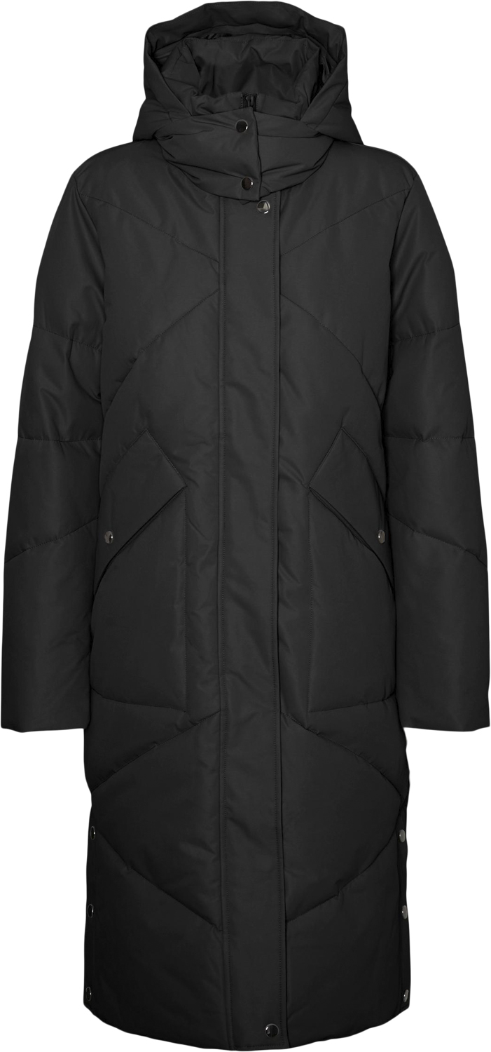 Vero Moda Vmlouise Zigzag Long Coat Noos Dam Dunjackor Stl. XL - Från Magasin