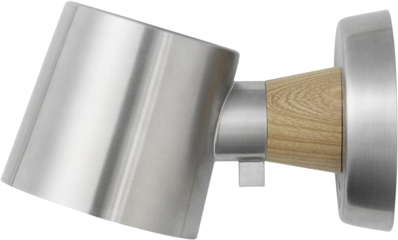 Normann Copenhagen Rise Wall Lamp Hardwired EU Stainless Steel - NO_SIZE Vägglampor Från Magasin