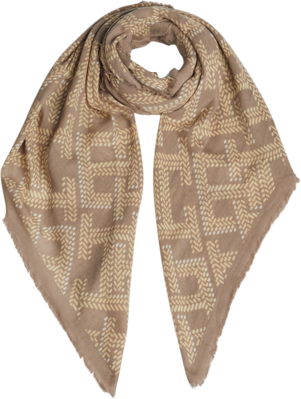 Tommy Hilfiger TH Monogram Square Dam Halsdukar Stl. ONE SIZE - Från Magasin