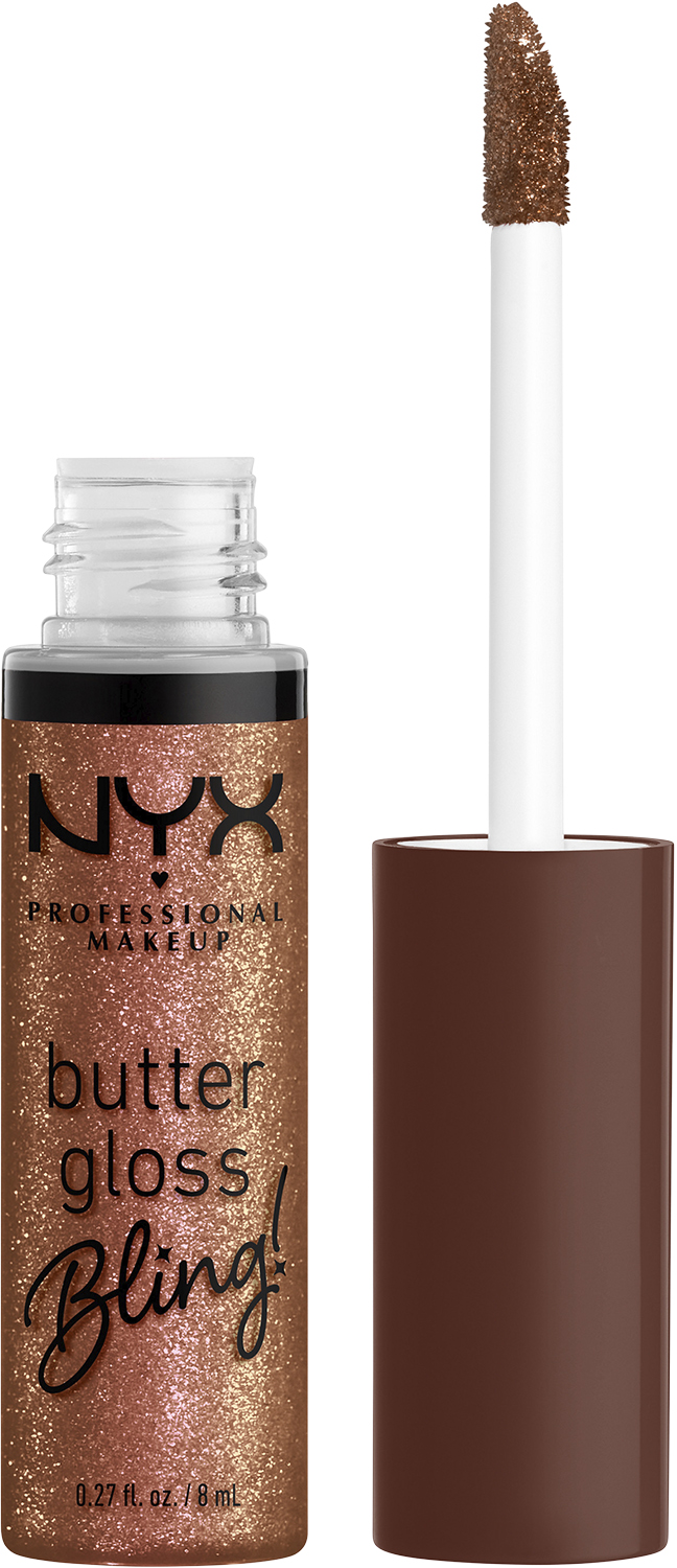 NYX PROFESSIONAL MAKEUP Butter Gloss Bling! Lip Hustla 08 8.0ml - Läppglans Från Magasin