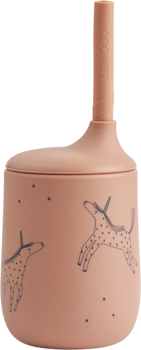 Liewood Ellis Printed Sippy cup Unicorn / P - Från Magasin