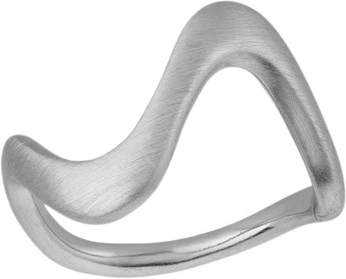 ByBiehl Wave Ring Large Dam Ringar Stl. 52 - Från Magasin
