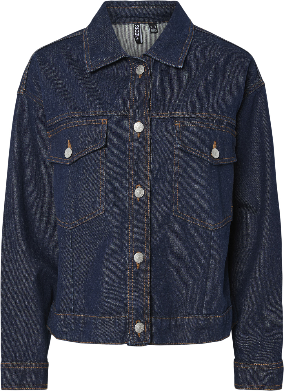 Pieces Pcelma Denim Jacket Noos BC Dam Jeansjackor Stl. XL - Från Magasin