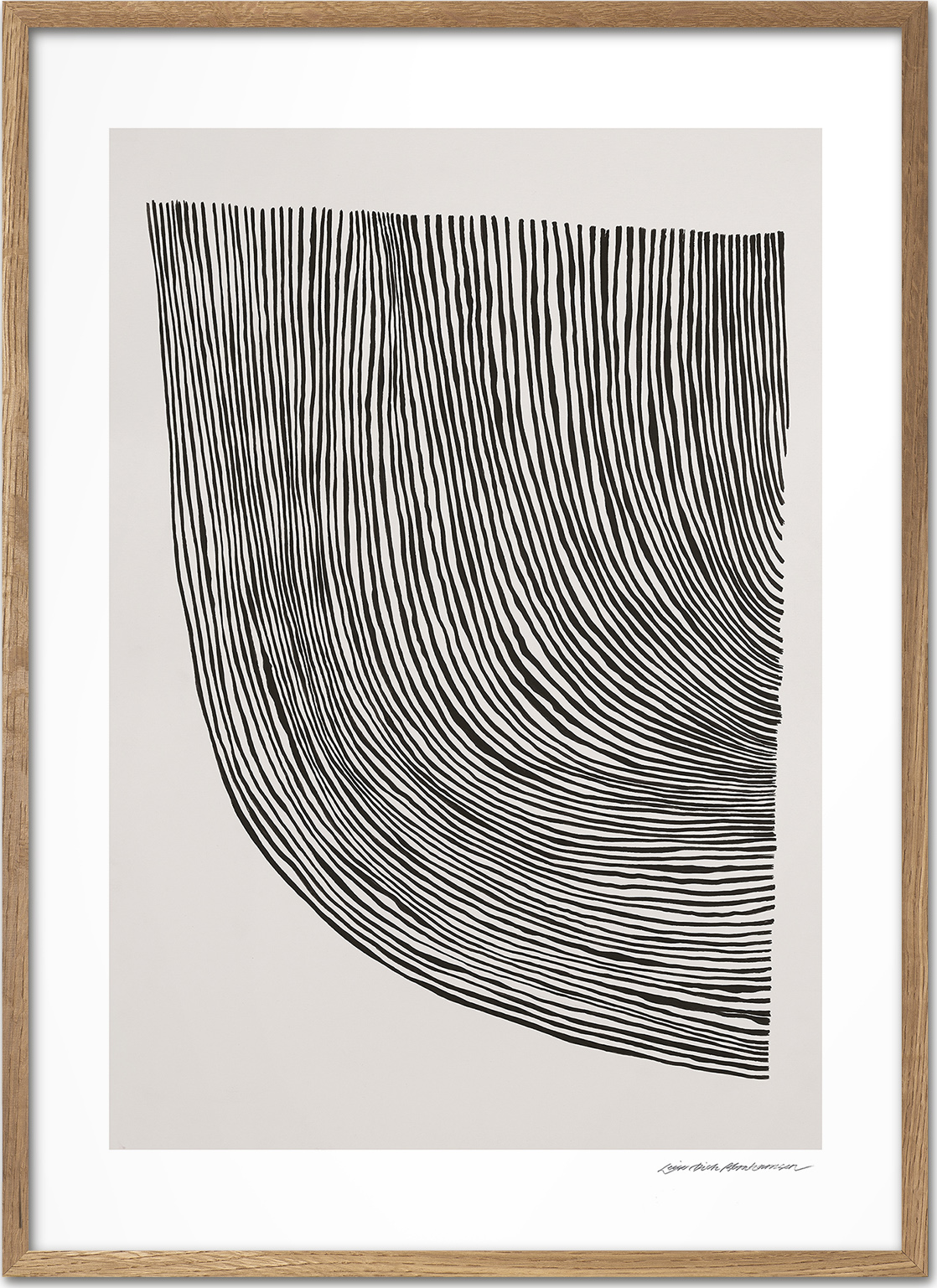 The Poster Club Leise Dich Abrahamsen - Curves 30x40 Affischer Från Magasin