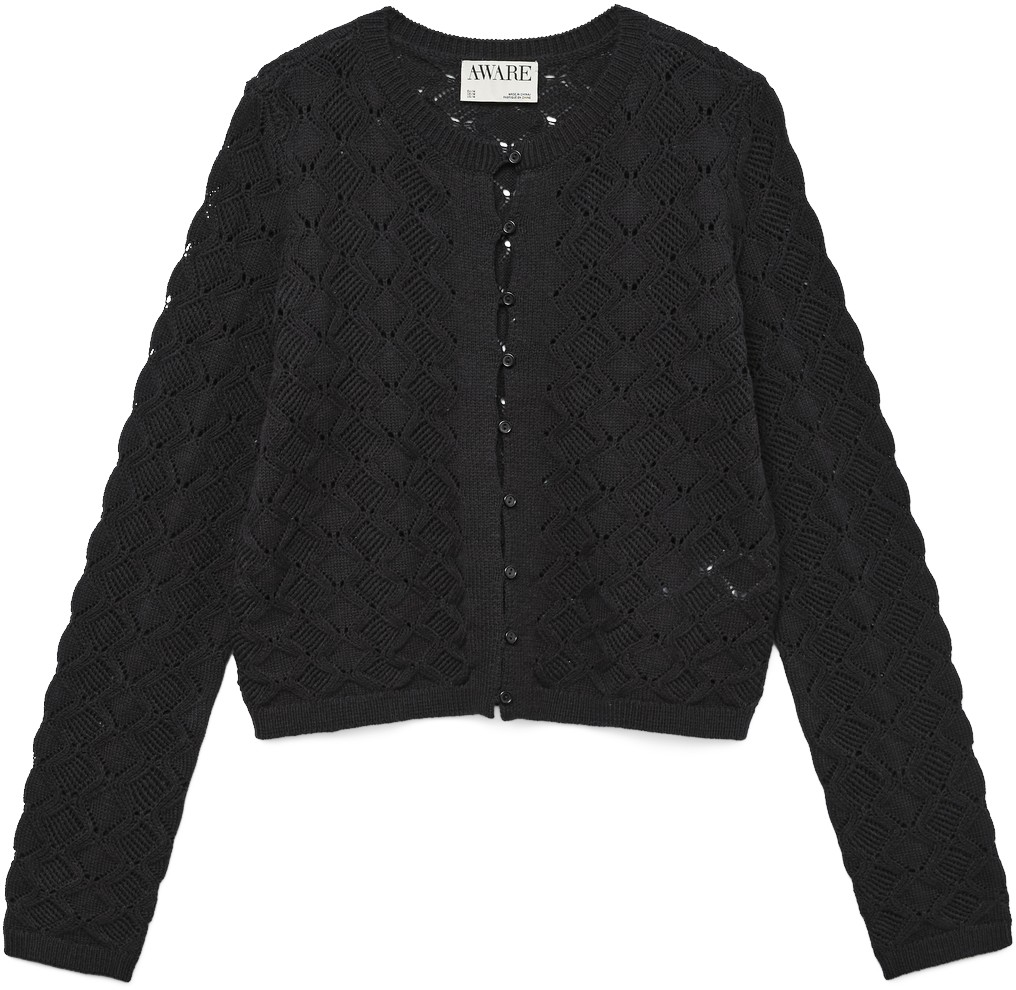 Vero Moda Vmpaola LS Oneck Knit Caridgan VMA Dam Koftor & Cardigans Stl. M - Från Magasin