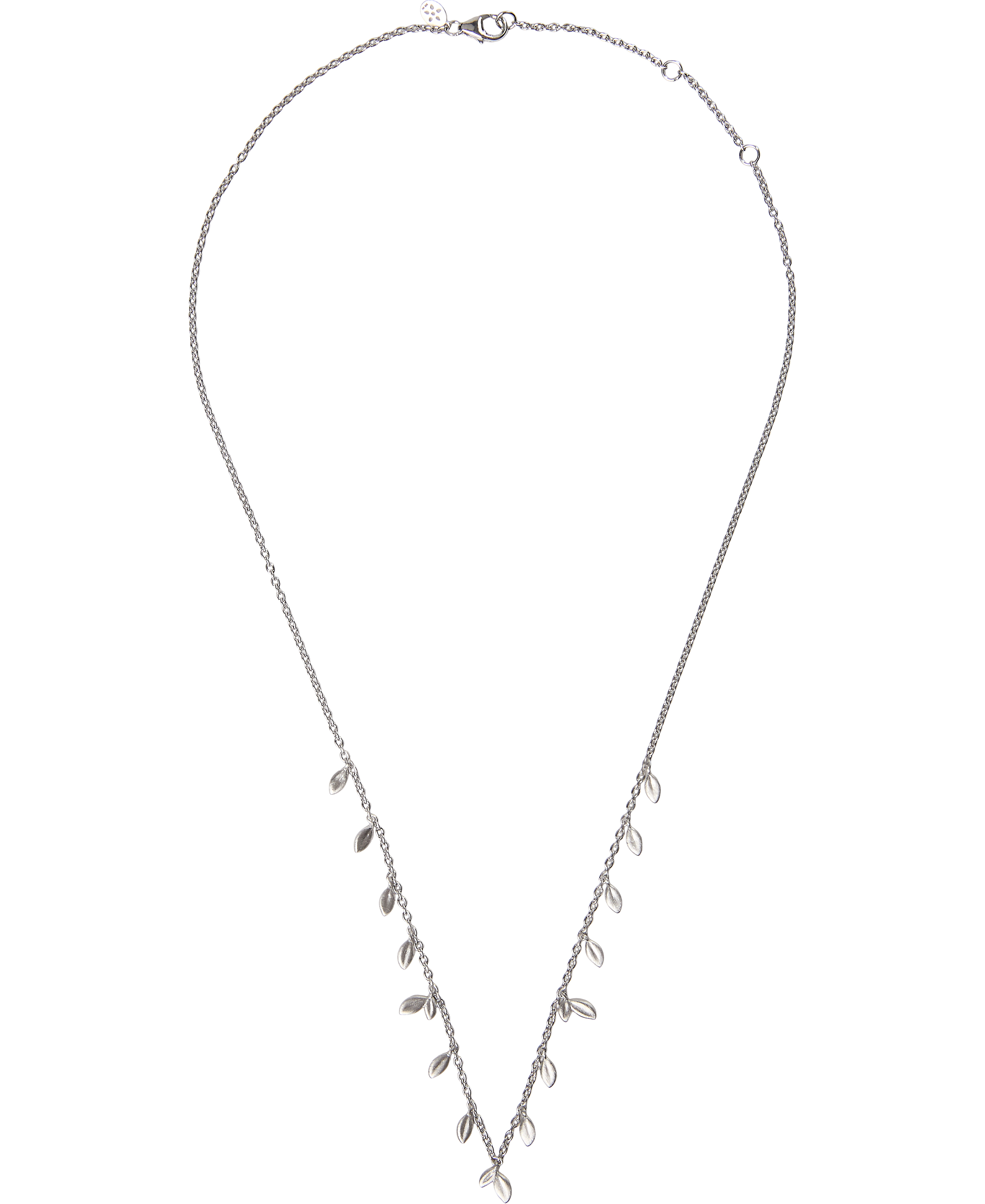 ByBiehl Jungle Ivy Sparkle Necklace Silver Dam Halsband Med Hänge Stl. NO_SIZE - Från Magasin