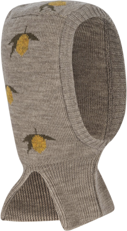 Konges Sløjd Belou Lemon Knit Balaclava Stl. 12-18M unisex - Elefanthatt Från Magasin