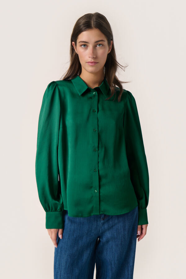 Soaked in Luxury Slparis Shirt LS Dam Långärmade Skjortor Stl. M - Från Magasin