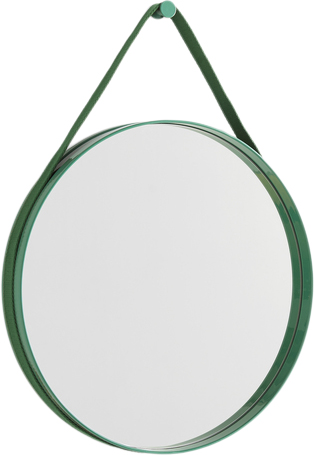 Hay Strap Mirror No 2, Ø50 - Väggspeglar Från Magasin