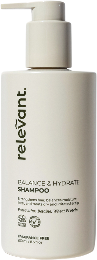 Relevant Balance & Hydrate Shampoo (Fragrance Free) No Color 250 ML - Schampo Från Magasin