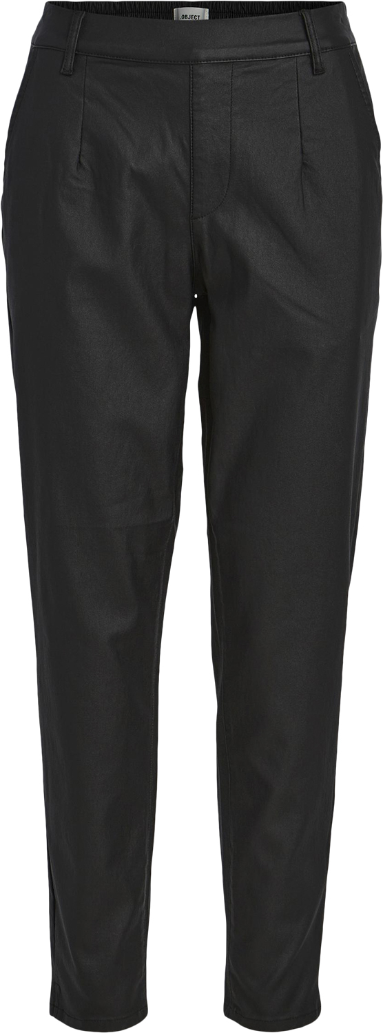 Object Objbelle Lisa Coated Pant Noos Dam Smala Byxor Stl. 34 - Från Magasin