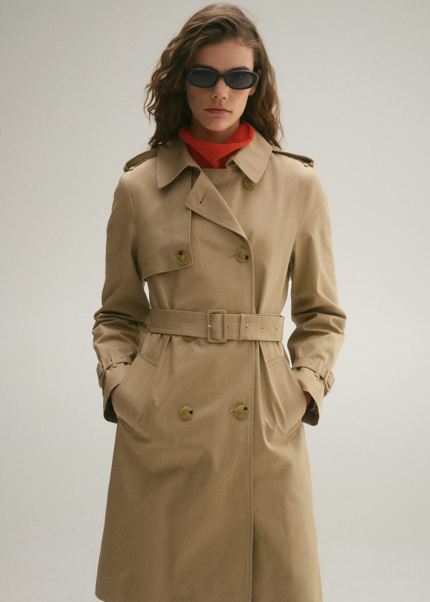 MANGO Trench Coat. - Polana Dam Trenchcoats Stl. XS Från Magasin