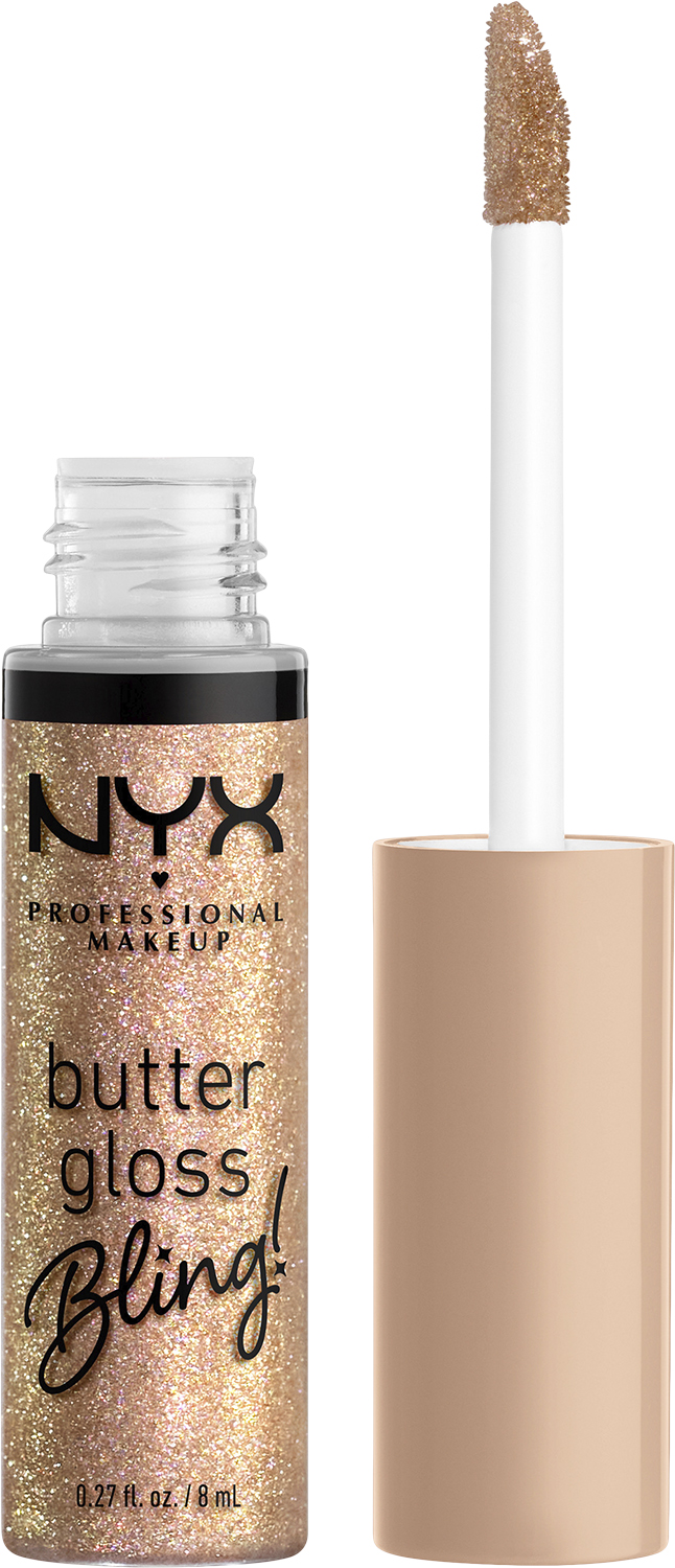 NYX PROFESSIONAL MAKEUP Butter Gloss Bling! Lip Bring The Bling 01 8.0ml - Läppglans Från Magasin