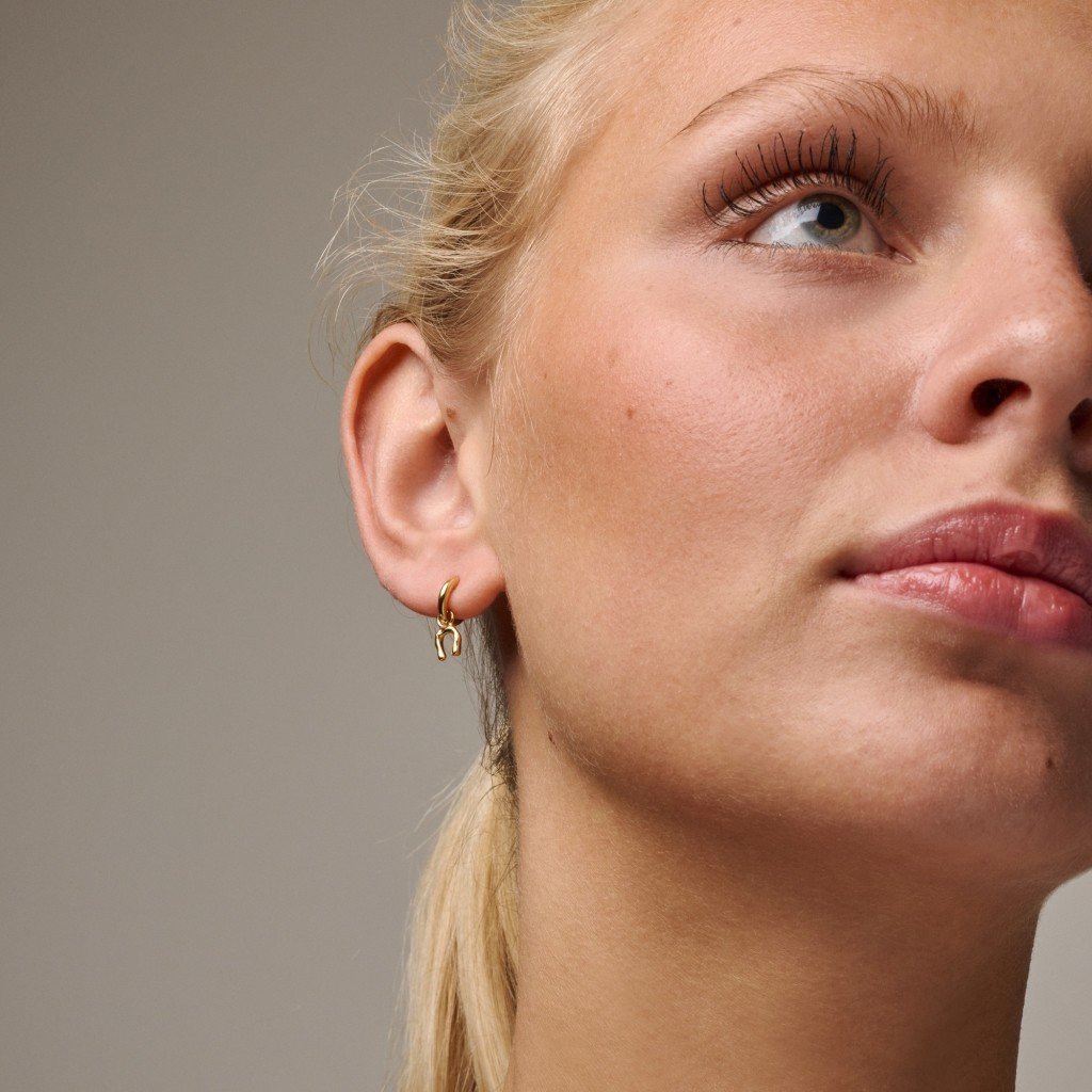 ENAMEL Copenhagen Hoops, Chunky Classic 6 mm Dam Creoler Stl. - Från Magasin