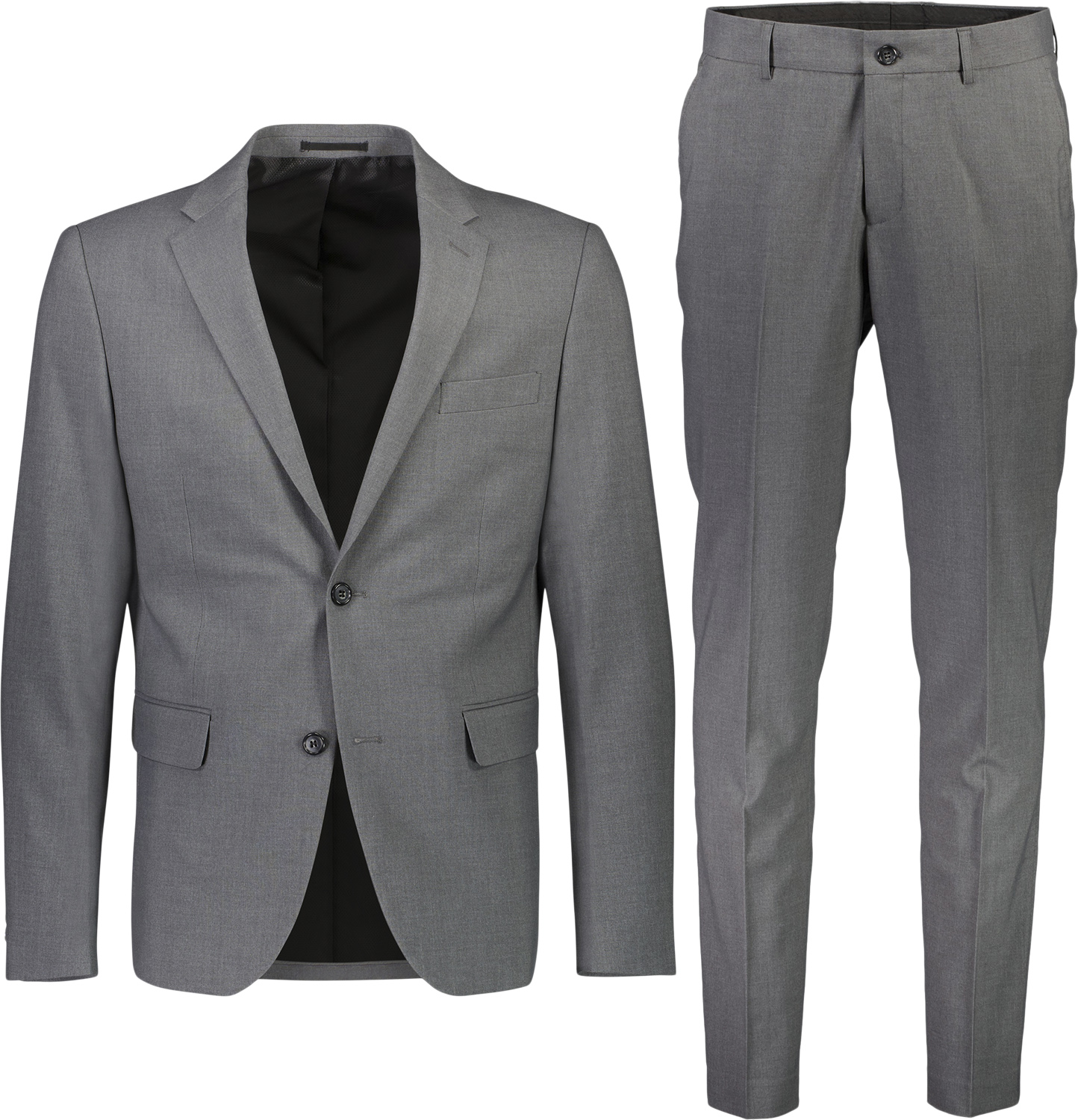 Lindbergh Plain Mens Suit Herr Kostymer Stl. 48 - Från Magasin