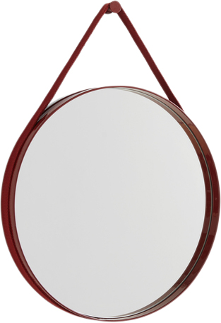 Hay Strap Mirror No 2, Ø50 - Väggspeglar Från Magasin