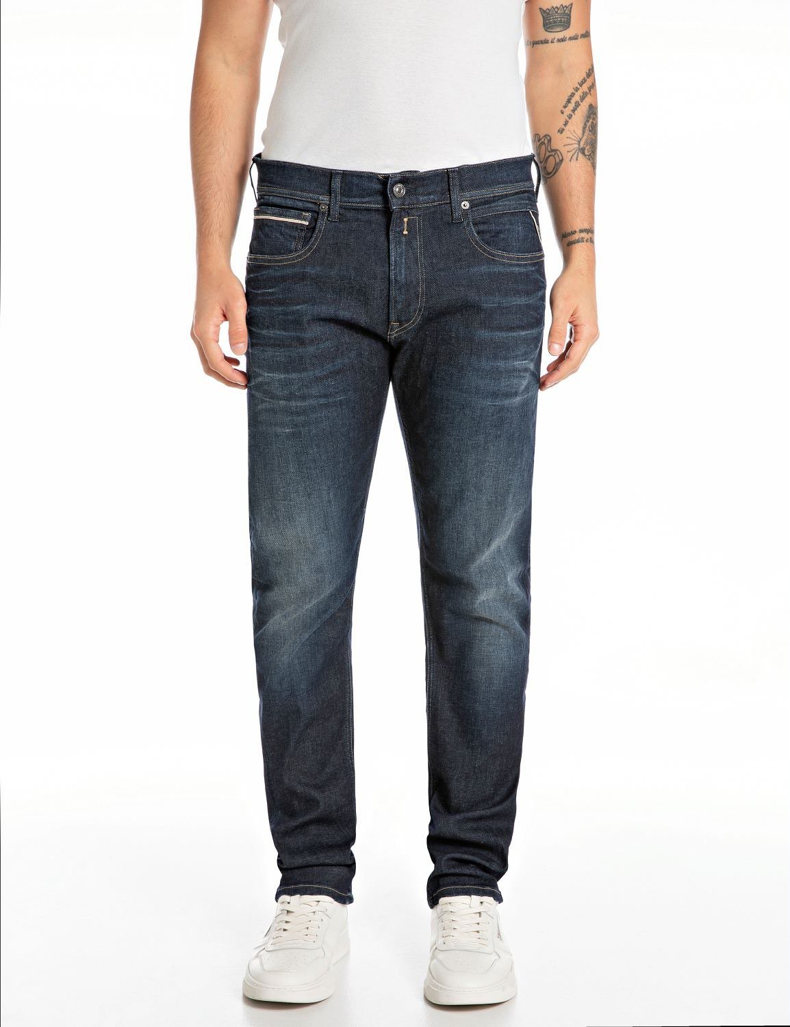 Replay Grover Hyperflex Jeans Herr Stl. 34/30 - Från Magasin