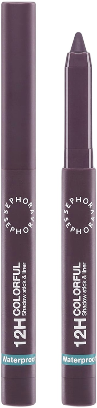 Sephora Collection 12H Colorful Ögonskugga och Penna 15 Eggplant Matte 1,40 g - Stick Från Magasin