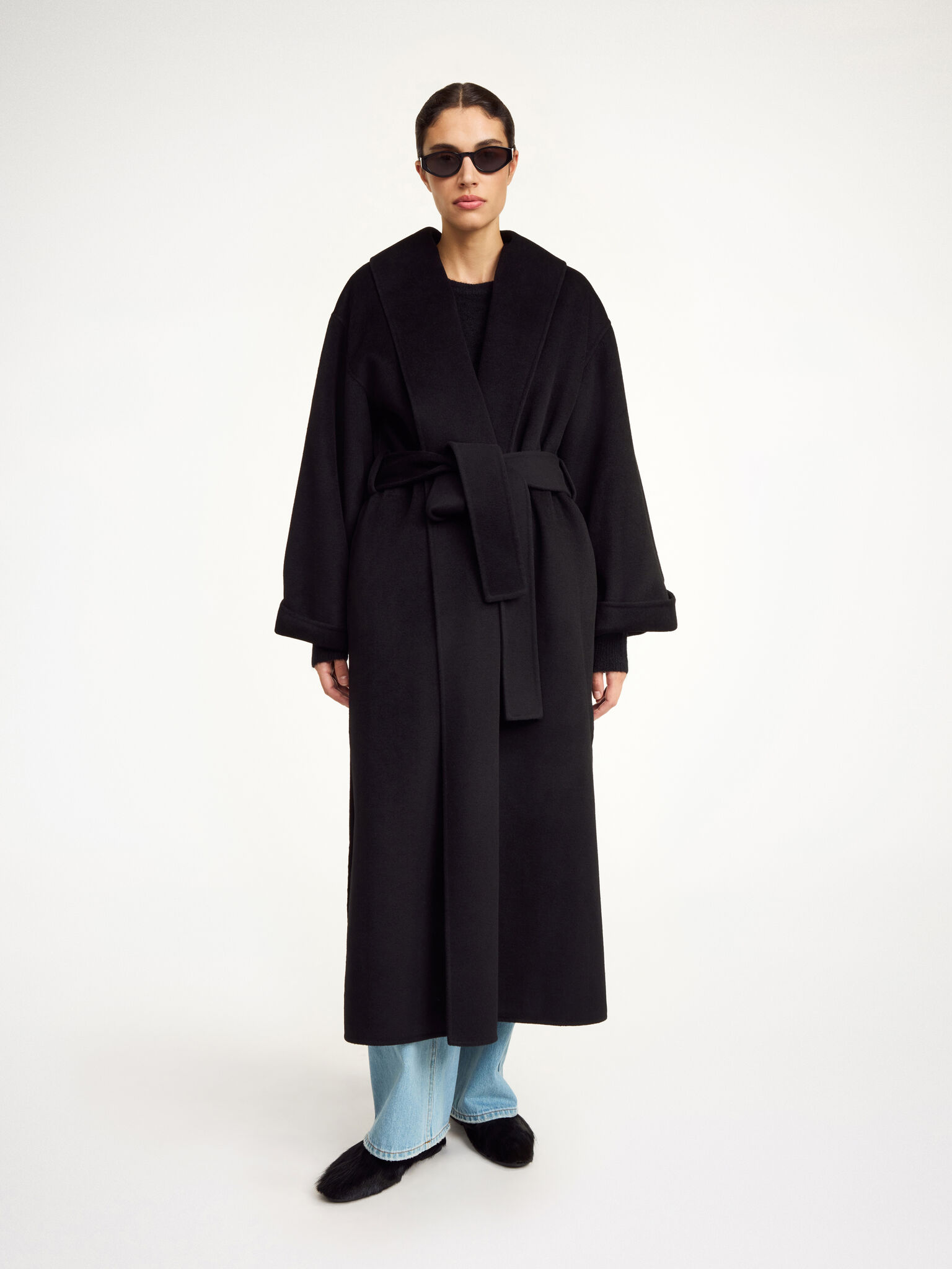 By Malene Birger Trullem. Coat 100% Wool Dam Vinterjackor Stl. 34 - Från Magasin