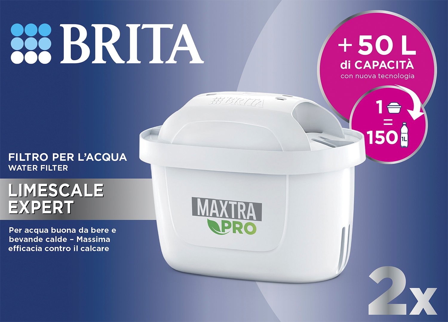BRITA Pack 2 Mxpro Cartridges - NO_SIZE Vattenfilterkanna Från Magasin