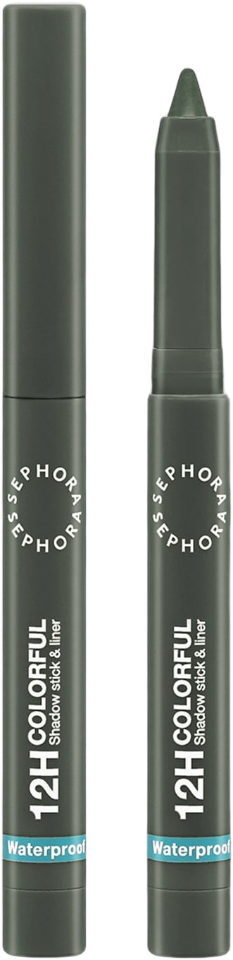 Sephora Collection 12H Colorful Ögonskugga och Penna 16 Army Green Matte 1,40 g - Stick Från Magasin