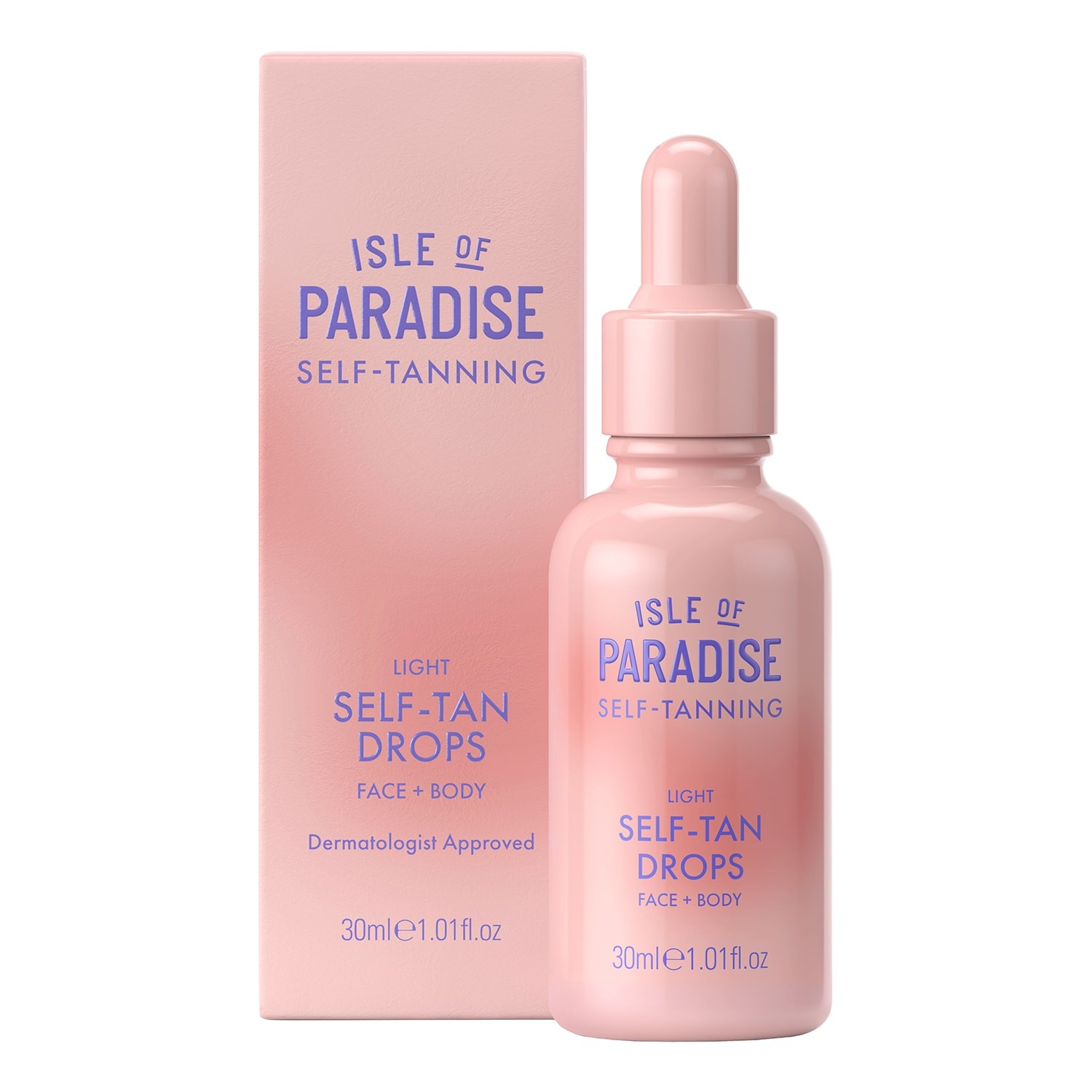 Isle of Paradis Self Tanning Drops Bronzer-droppar Light 30ml - Kropp Från Magasin