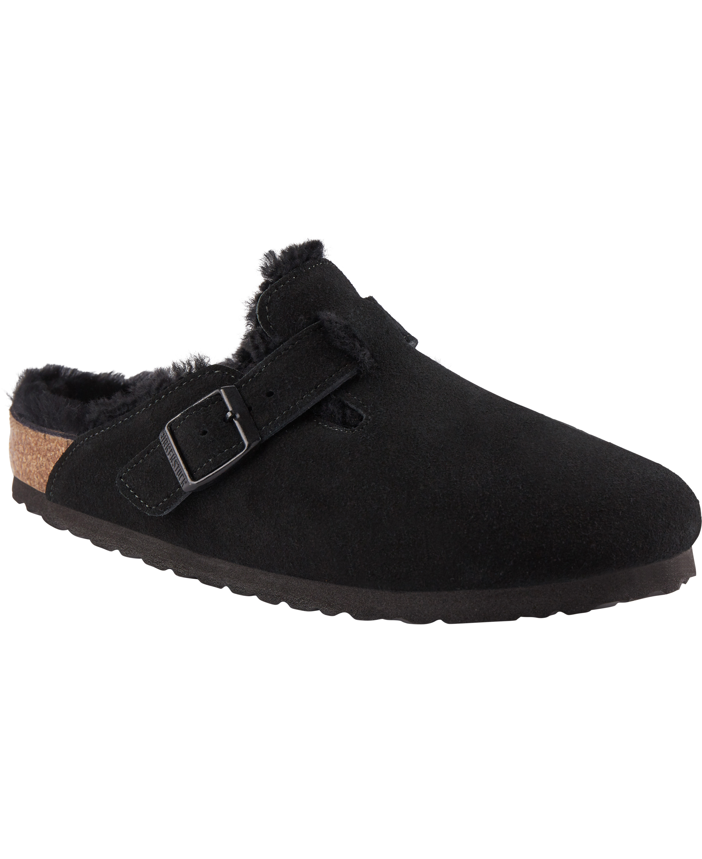 Birkenstock Boston FUR VL Black Dam Stl. 36 - Tofflor Från Magasin