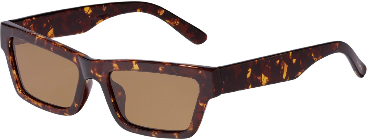 Pilgrim Ashlyn Sunglasses Tortoise Brown Dam Solglasögon Stl. one size - Från Magasin