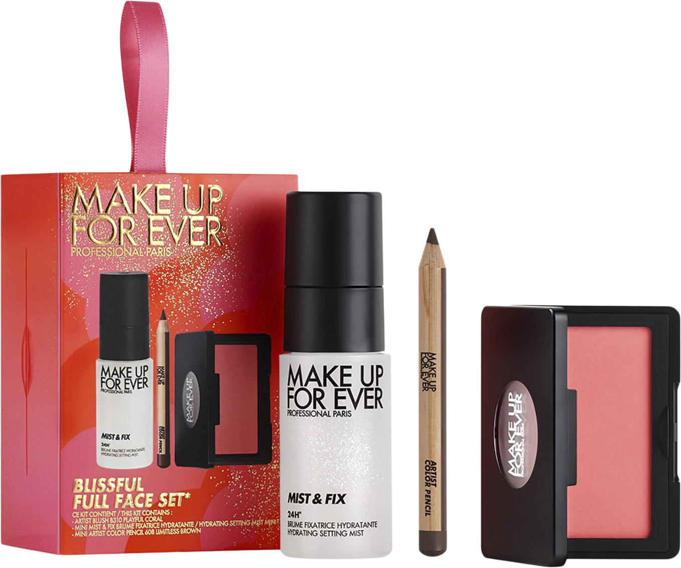 Make Up Forever Blissful Full Face Set Hudtonande Sminkset 0008 30 ml + 0,7 g 4 - Ansikte Från Magasin