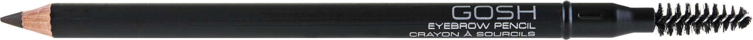 Gosh Eye Brow Pencil 005 Dark Brown 5.8 G - Brynpenna Från Magasin