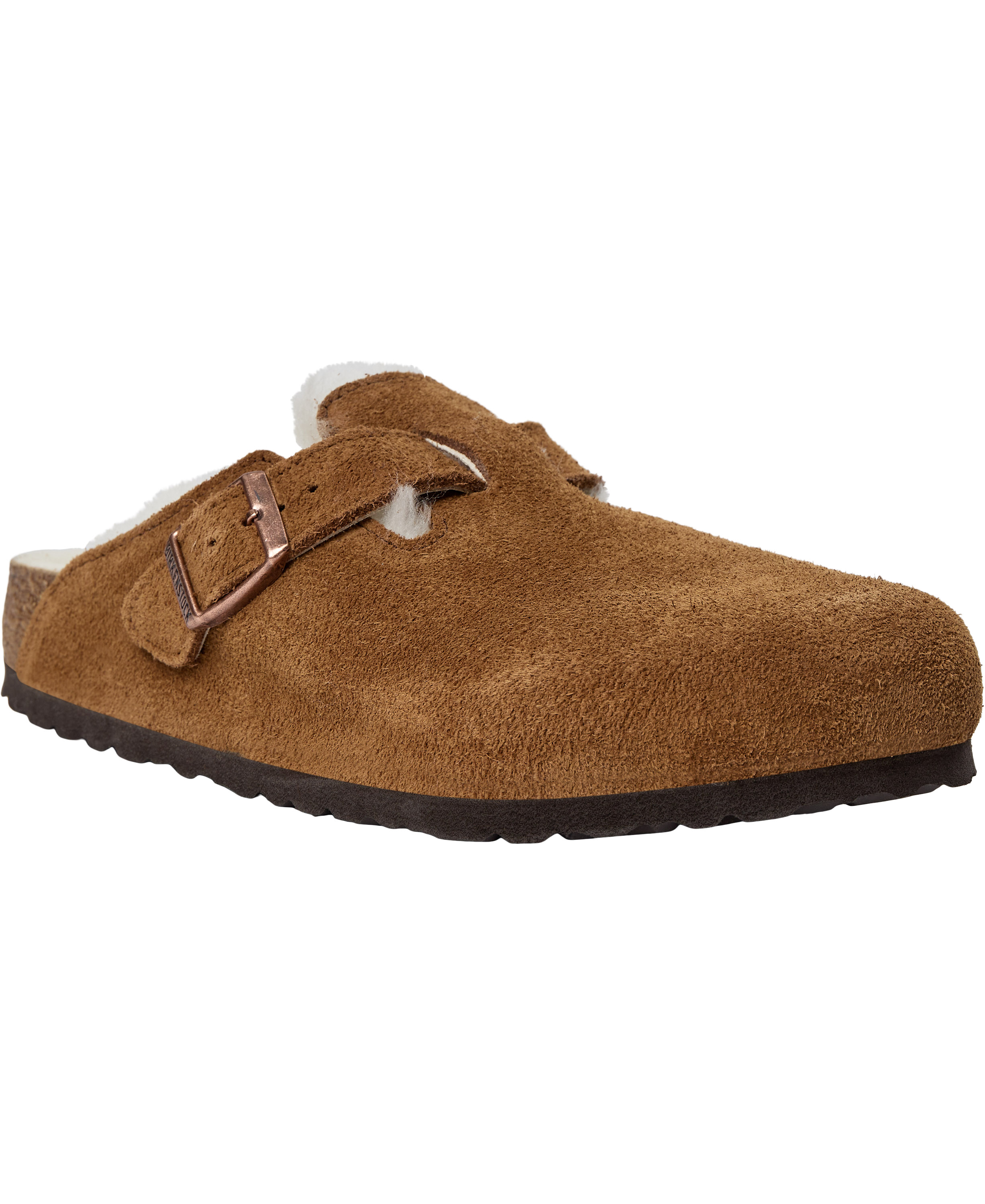 Birkenstock Boston Shearling Leve Mink LAF Dam Stl. 38 - Slipins Från Magasin
