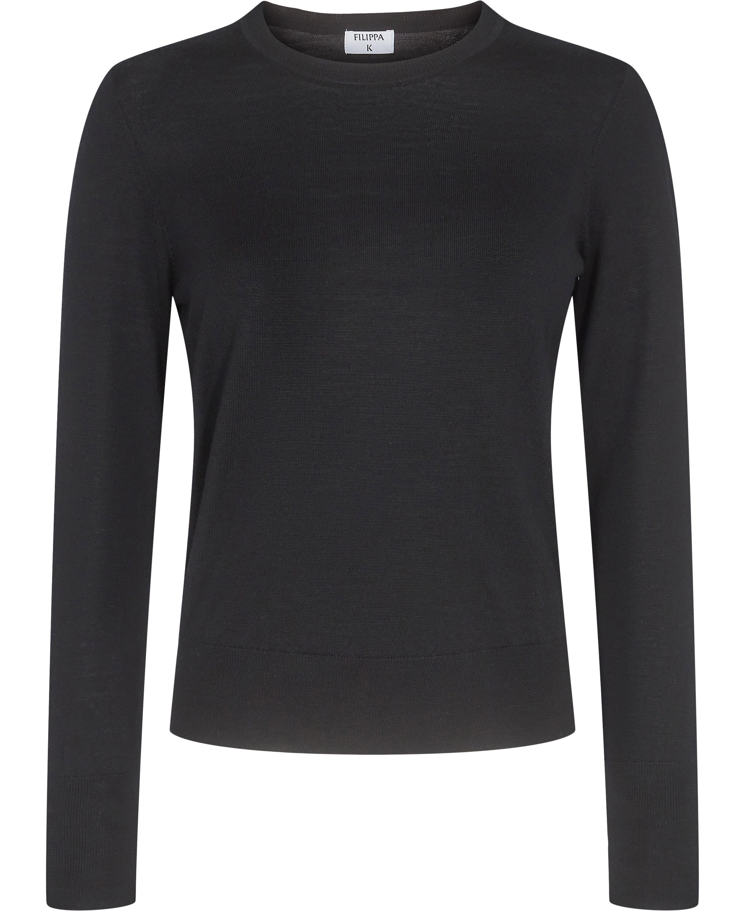 Filippa K Merino Rneck Sweater Dam Stickade Tröjor Stl. XS - Från Magasin