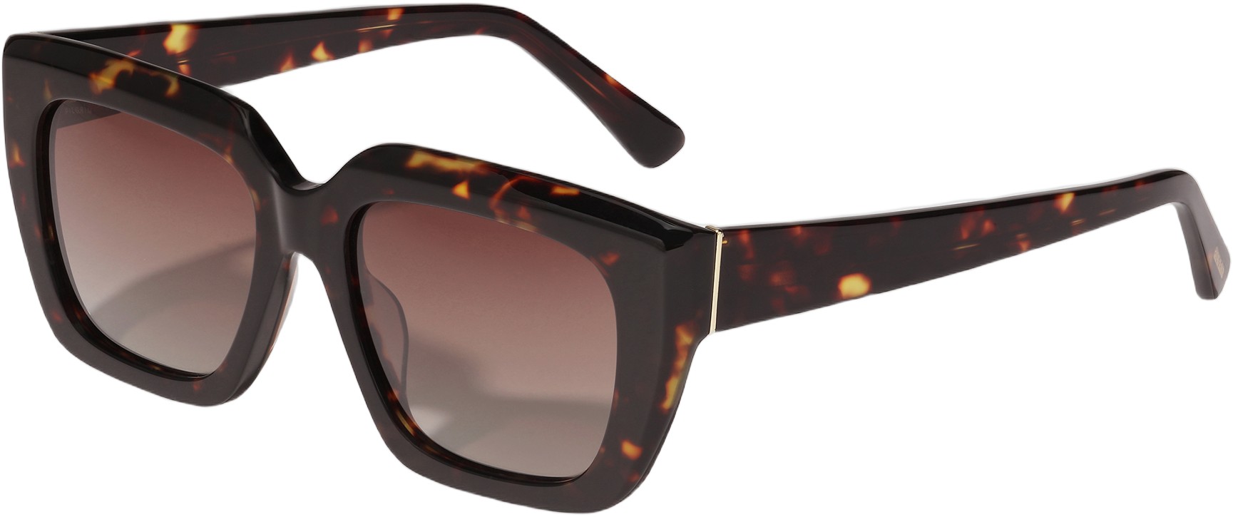 Pilgrim Jogli Sunglasses Tortoise Brown/gold Dam Solglasögon Stl. one size - Från Magasin