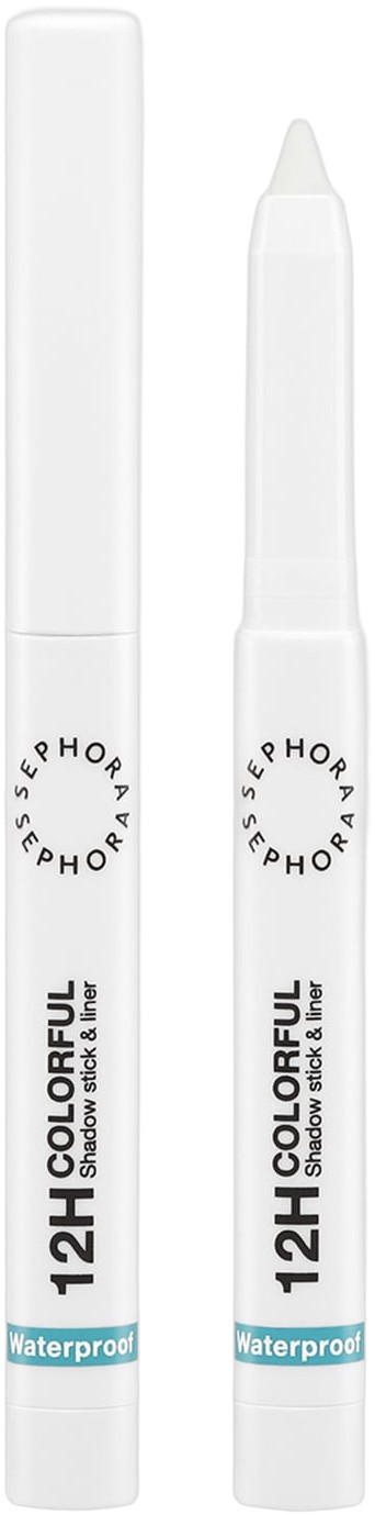 Sephora Collection 12H Colorful Ögonskugga och Penna 00 White Matte 1,40 g - Stick Från Magasin