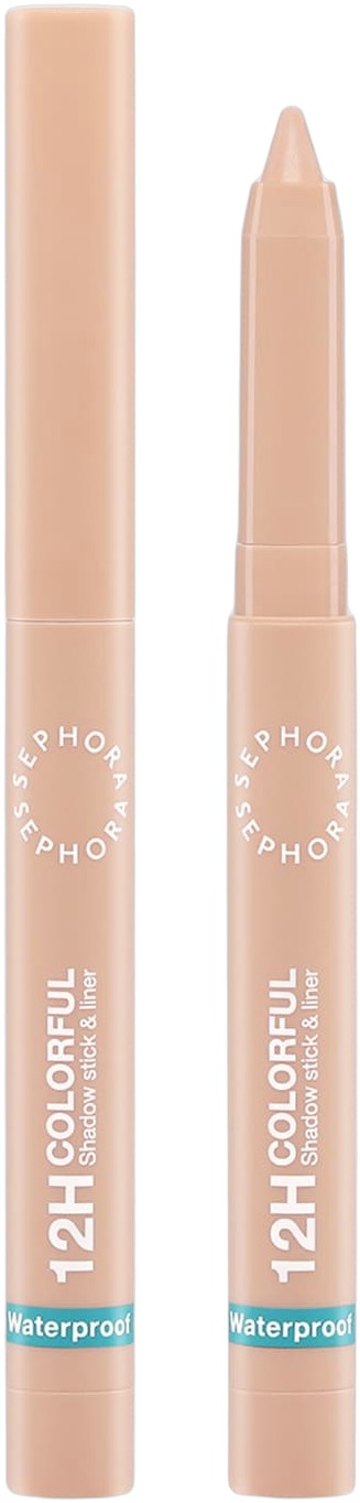 Sephora Collection 12H Colorful Ögonskugga och Penna 01 Stone Matte 1,40 g - Stick Från Magasin