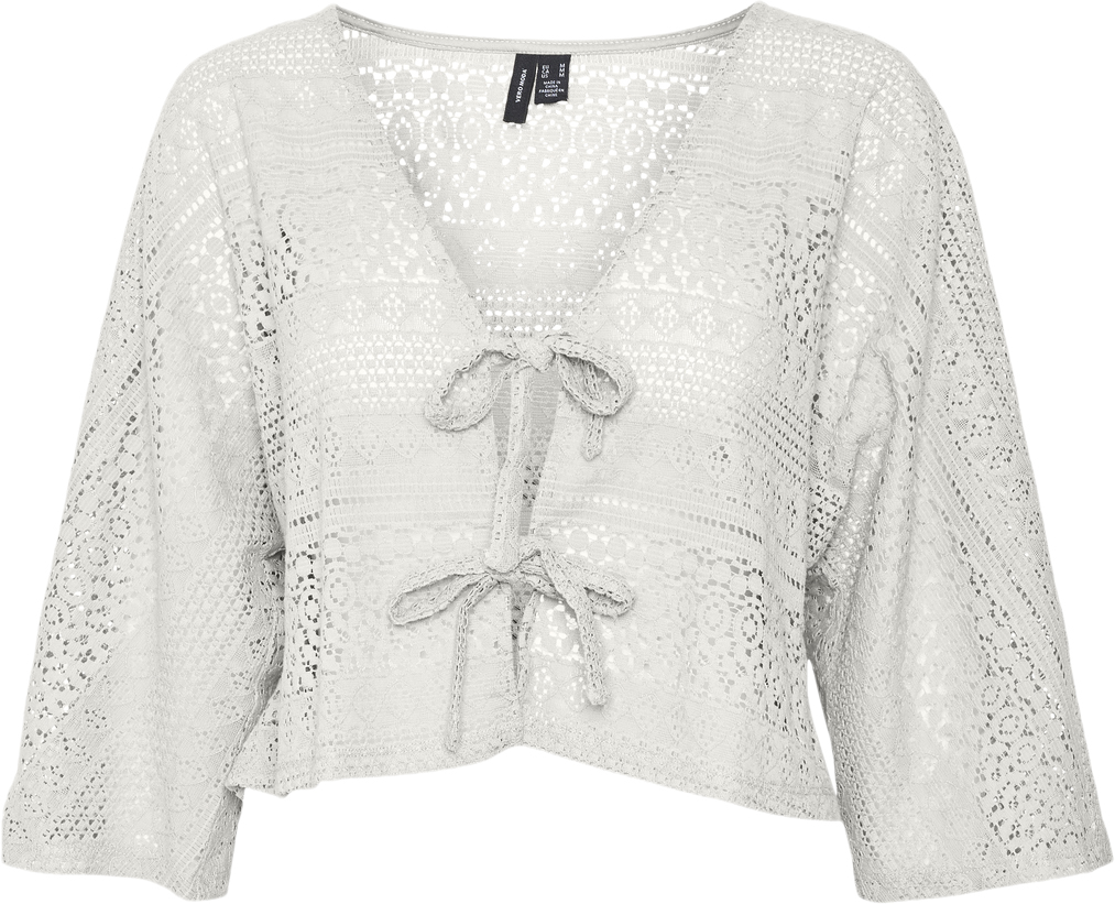 Vero Moda Vmhoney Lace 3/4 Bolero TOP WVN GA Dam Kortärmade Blusar Stl. XS - Från Magasin