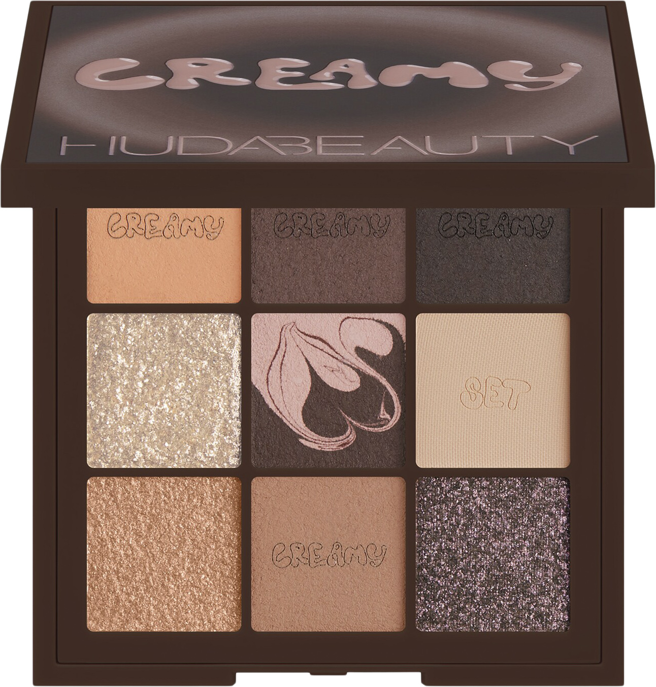 Huda Beauty Creamy Obsessions Eyeshadow Palette Brown NO_SIZE - Paletter Från Magasin