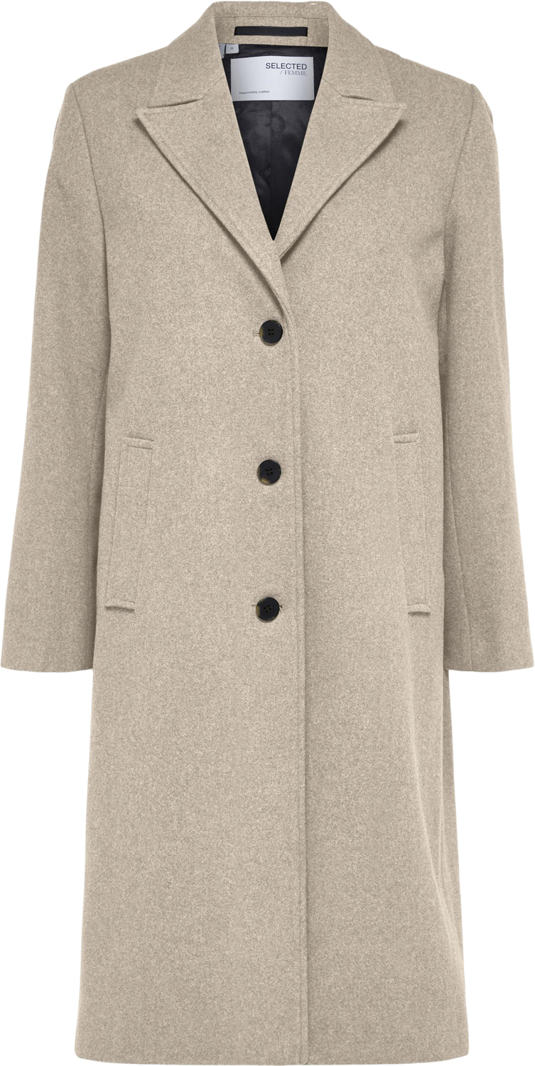 Selected Femme Slfalma Wool Coat B Noos Dam Vinterjackor Stl. 38 - Från Magasin