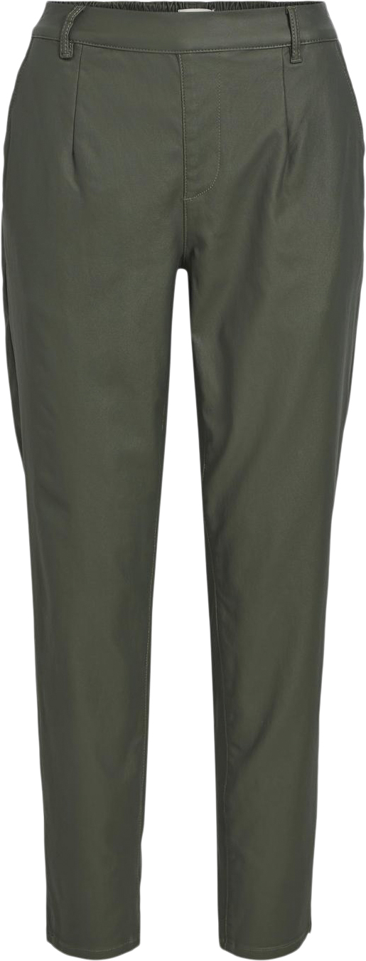 Object Objbelle Lisa Coated Pant Noos Dam Raka Byxor Stl. 38 - Från Magasin