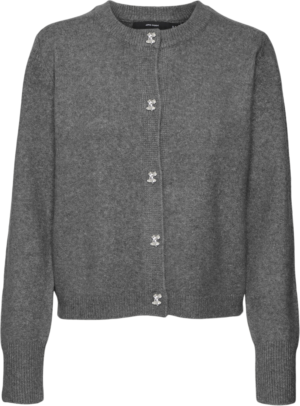 Vero Moda Vmfiona LS Short Button Cardigan GA Dam Koftor & Cardigans Stl. L - Från Magasin
