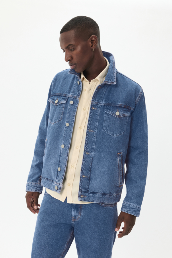 Matinique Macallan Jacket 73 Herr Jeansjackor Stl. XL - Från Magasin