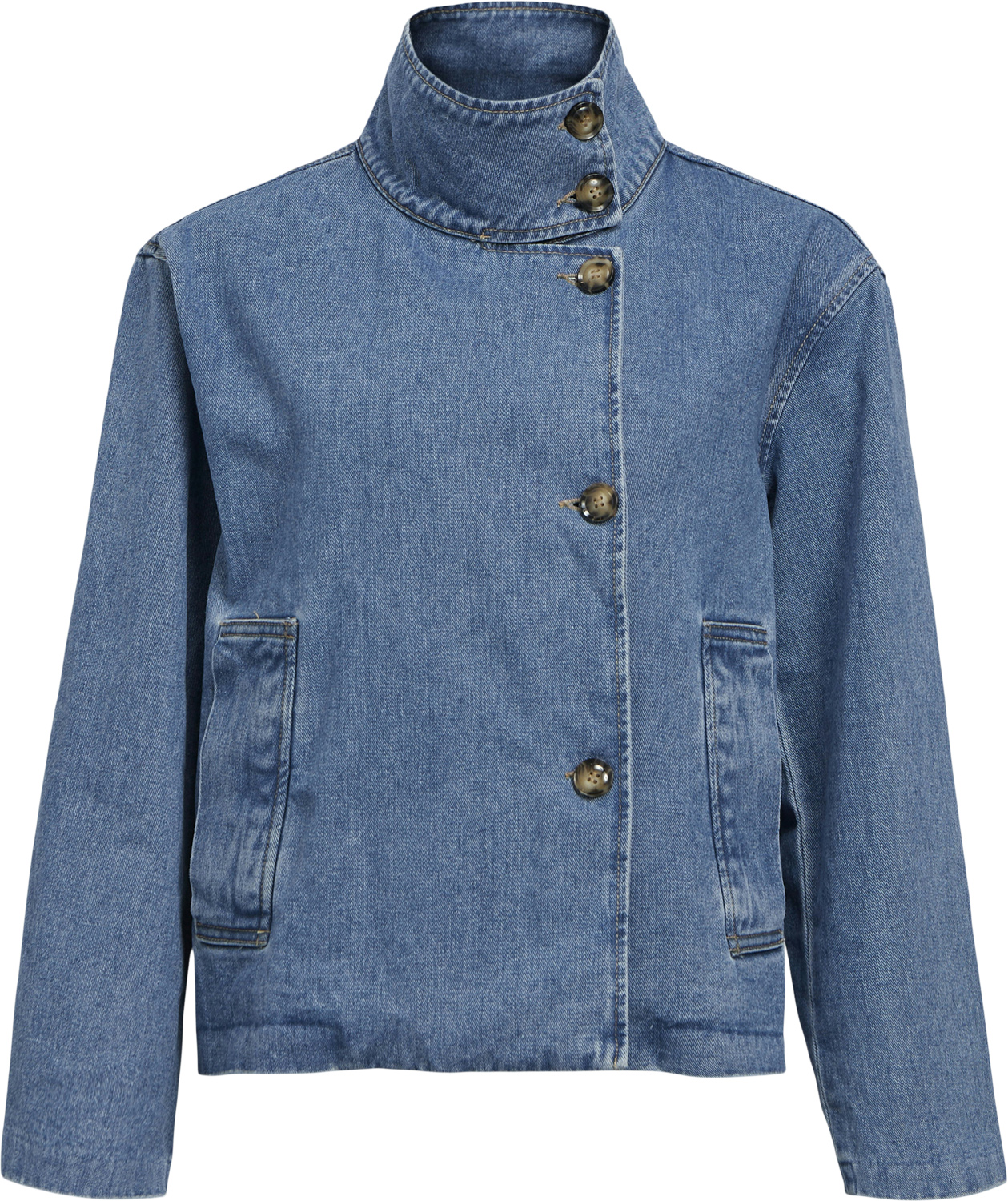 Object Objtilla GRO L/S LO Denim Jacket NO Dam Jeansjackor Stl. XL - Från Magasin